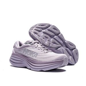 Hoka - Women Bondi 8 (Lilac Marble/Elderberry)